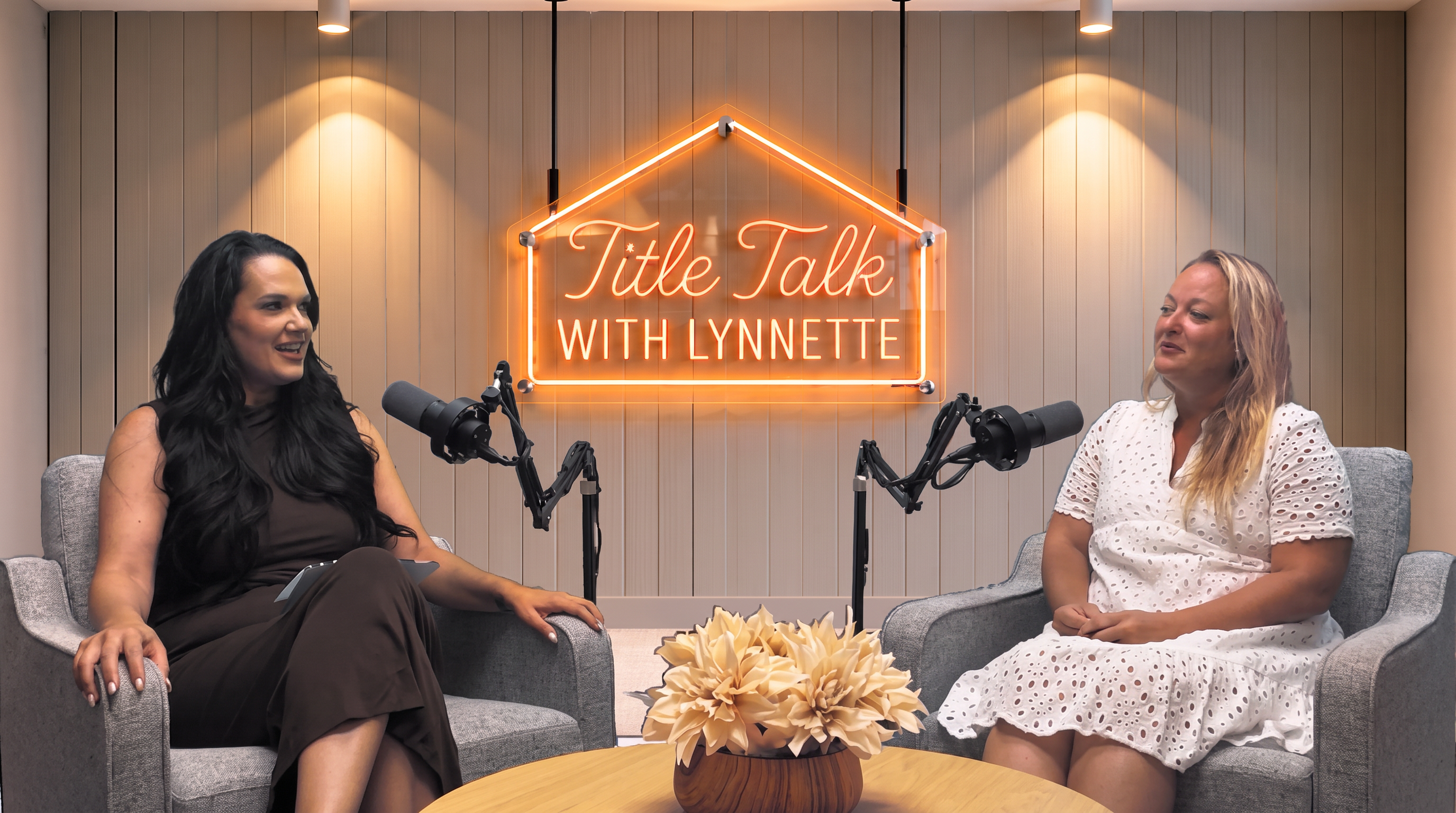 Dream Set after: the Title Talk with Lynnette branded virtual studio